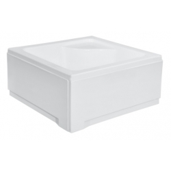 Brodzik kwadratowy głęboki z siedziskiem Igor 80x80x24x38,5 Piramida, Besco