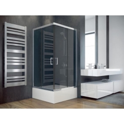 Brodzik kwadratowy głęboki z siedziskiem Igor 80x80x24x38,5 Piramida, Besco