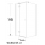 Kabina prysznicowa FRESH LINE 90x90x195 lewa Metal Hurt