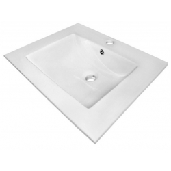 Umywalka ceramiczna wpuszczana w blat / meblowa Calpe 60x48 Kerra
