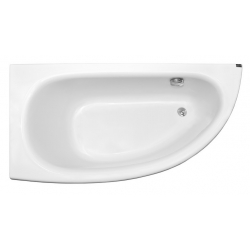 Akrylowa wanna Milena Premium 150x70 lewa z zabudową styropianową Piramida, Besco