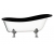 Wanna wolnostojąca Otylia 160x77 cm łapy białe Pirmaida, Besco